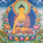 Shakyamuni Buddha Thangka - Buddhist Painting 