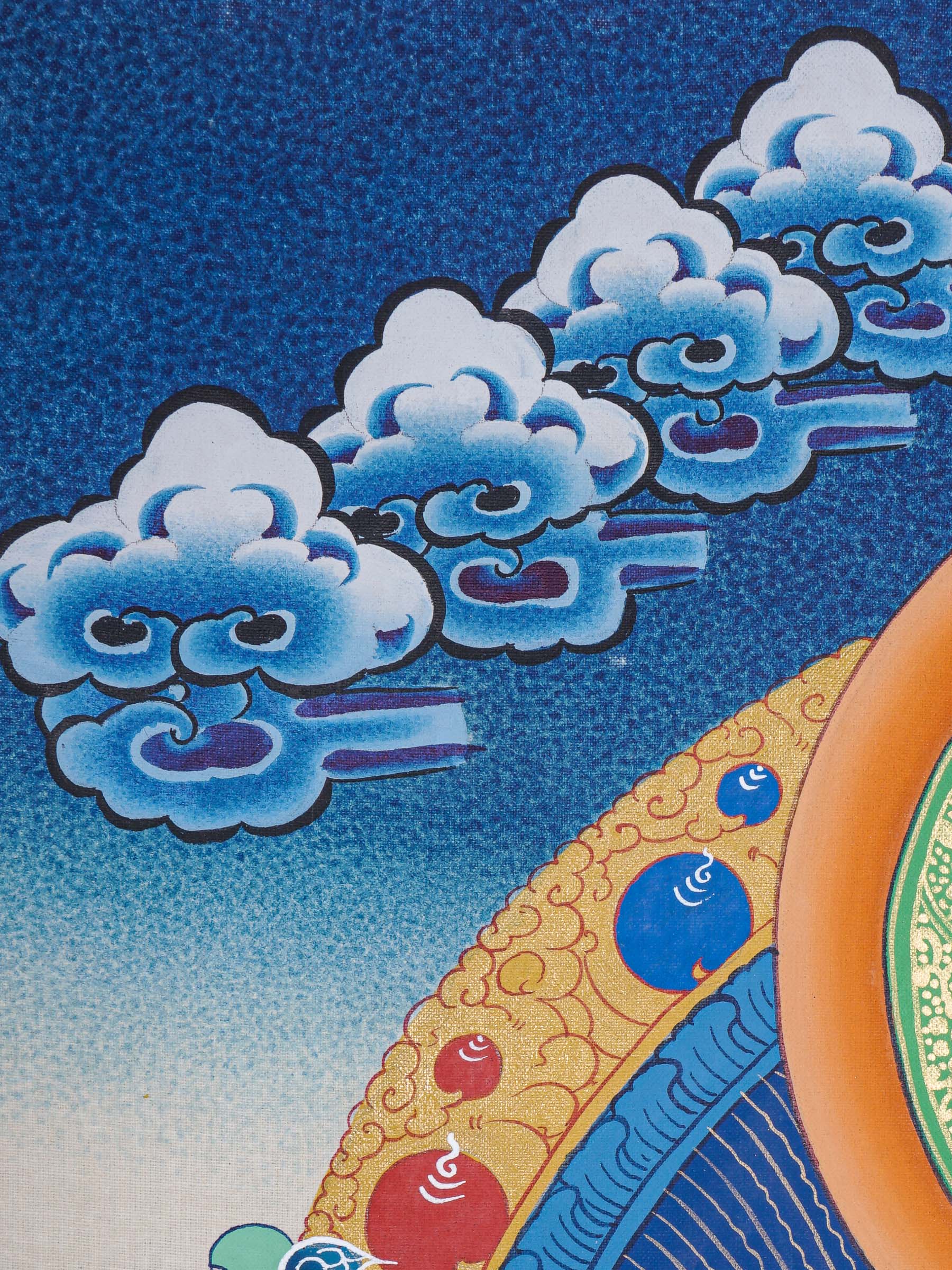 Shakyamuni Buddha Thangka - Buddhist Painting