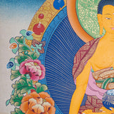 Shakyamuni Buddha Thangka - Buddhist Painting