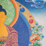 Shakyamuni Buddha Thangka - Buddhist Painting