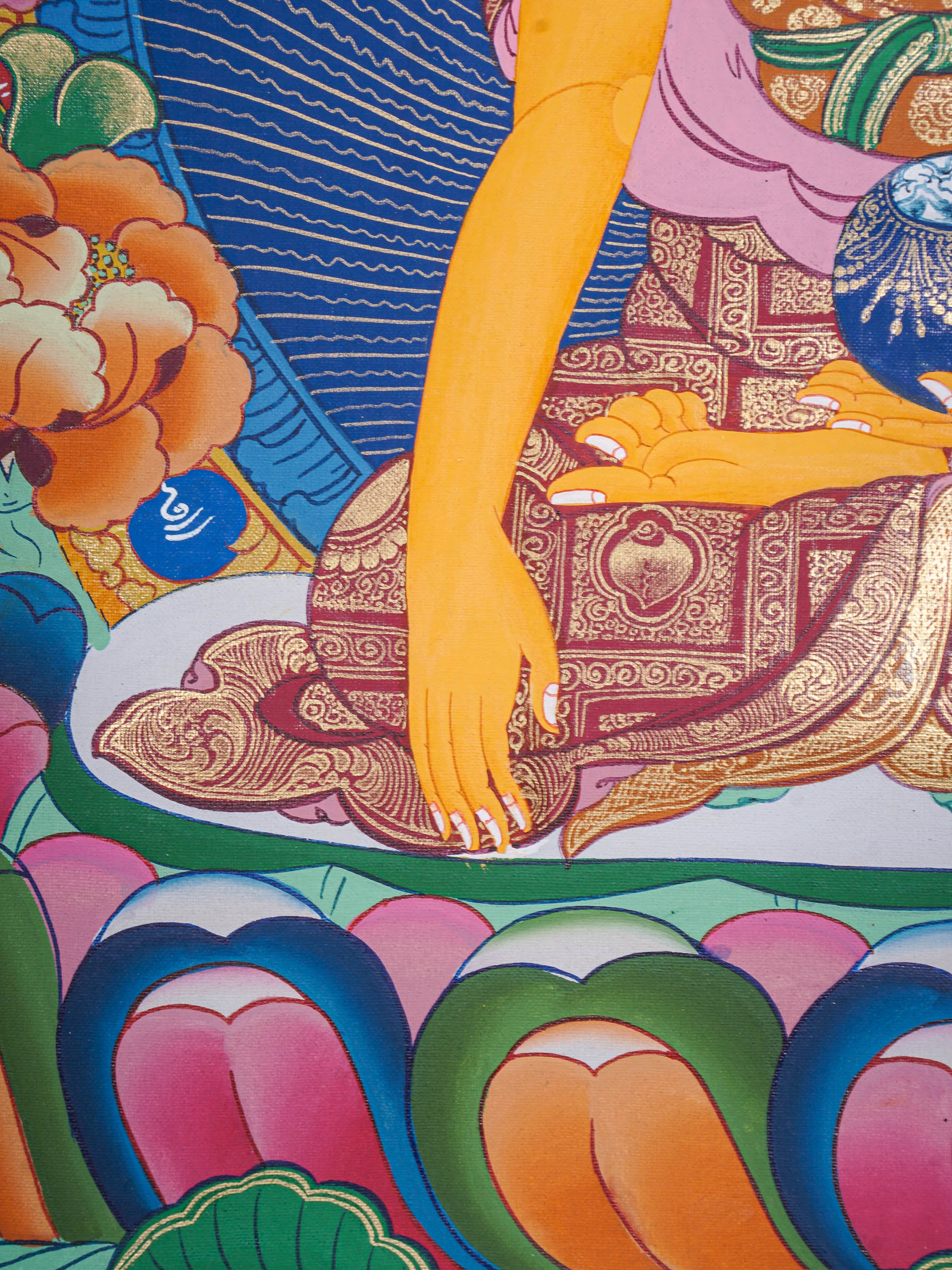 Shakyamuni Buddha Thangka - Buddhist Painting