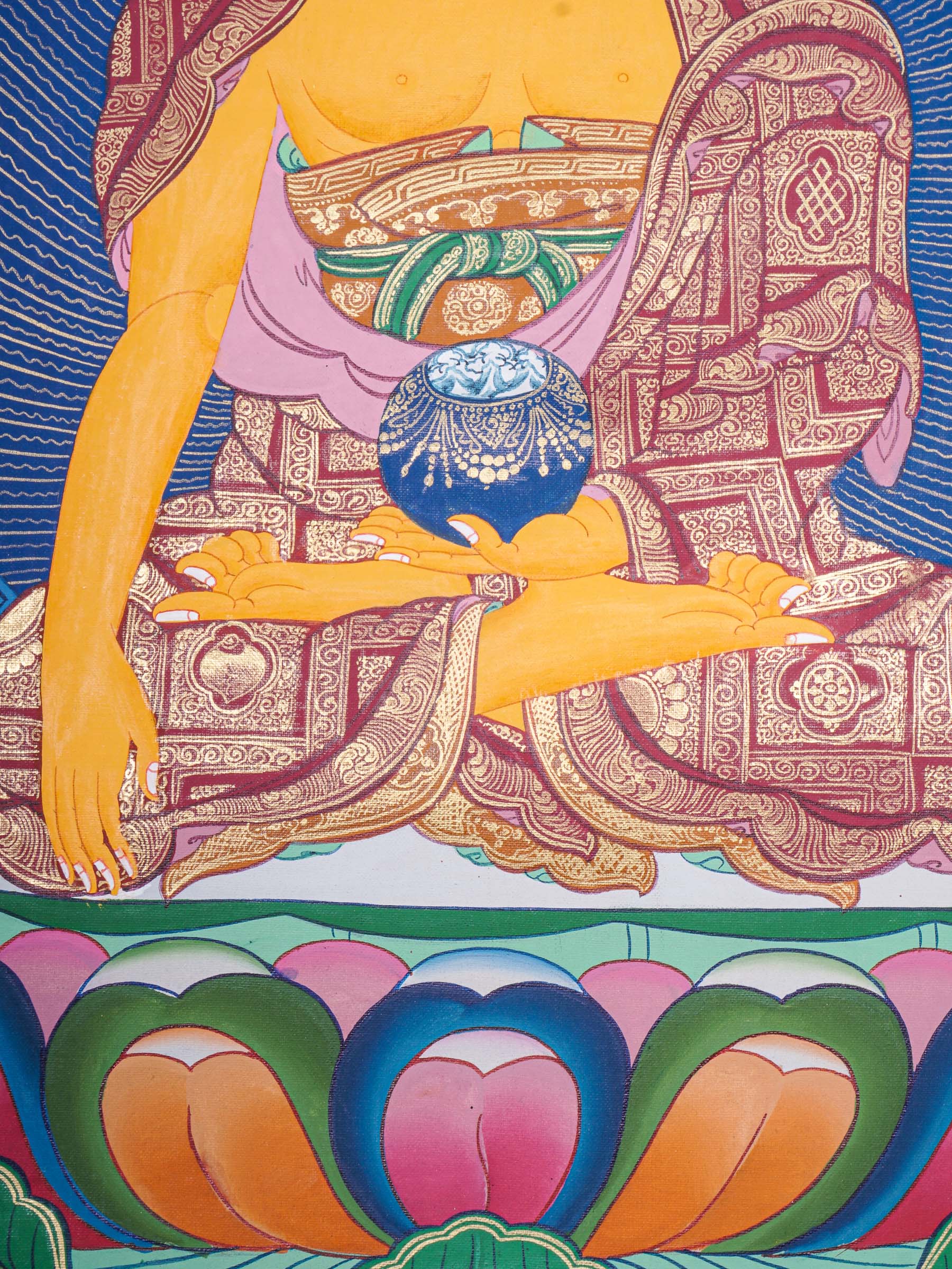 Shakyamuni Buddha Thangka - Buddhist Painting