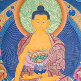 Shakyamuni Buddha Thangka - Buddhist Painting