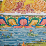 Shakyamuni Buddha Thangka for prayer and meditation.