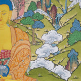 Shakyamuni Buddha Thangka for prayer and meditation.