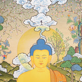 Shakyamuni Buddha Thangka - Tibetan Painting