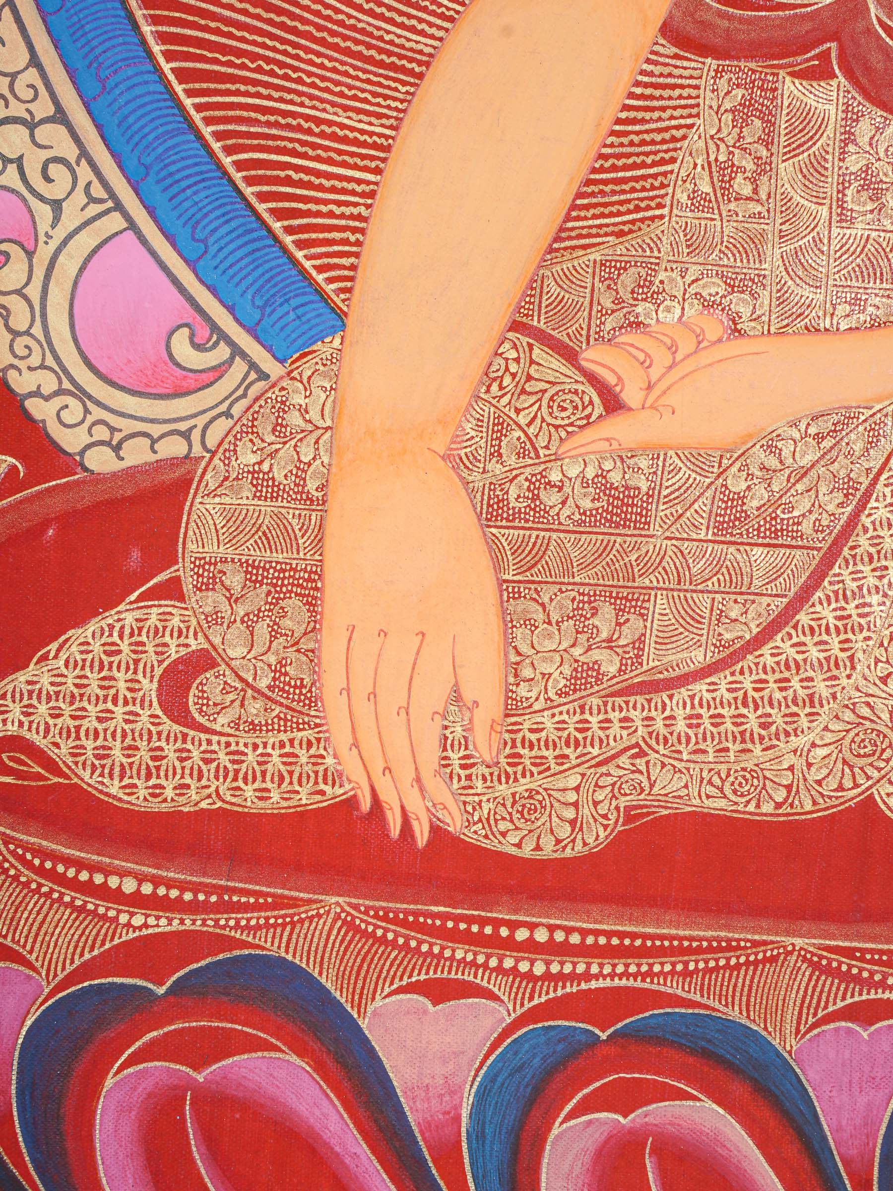 Shakyamuni Buddha Thangka - Buddhist Artwork