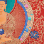 Shakyamuni Buddha Thangka - Buddhist Artwork
