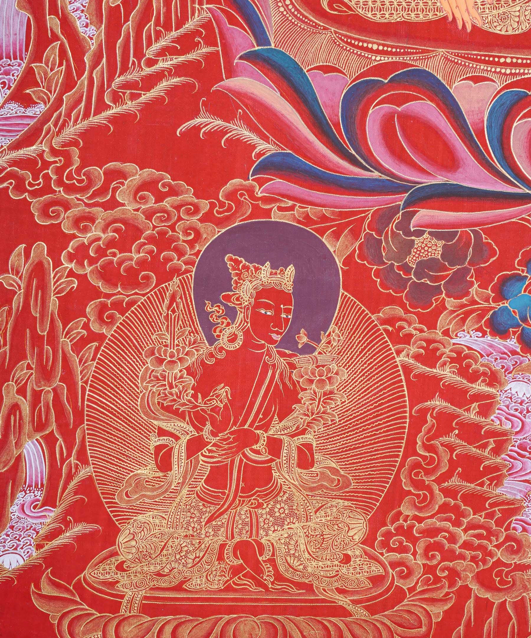 Shakyamuni Buddha Thangka - Buddhist Artwork