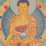 Shakyamuni Buddha Thangka - Tibetan Painting