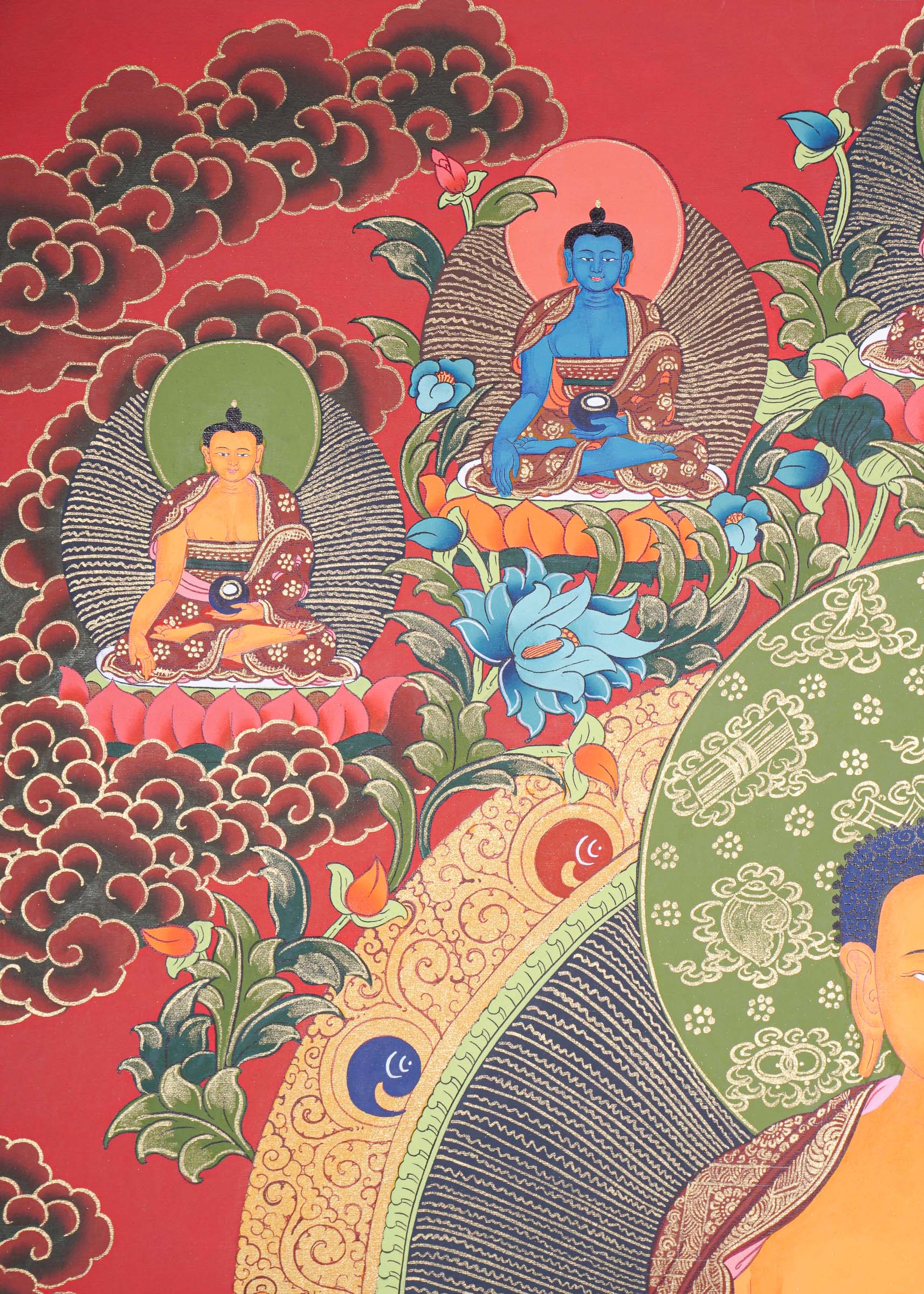 Shakyamuni Buddha Thangka - Buddhist Painting