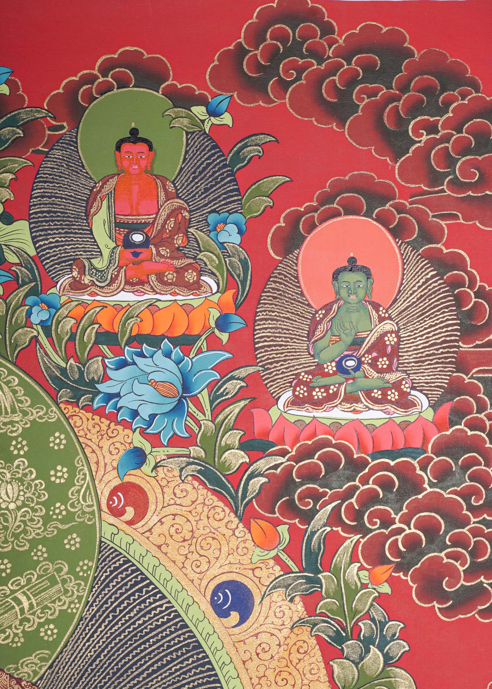 Shakyamuni Buddha Thangka - Buddhist Painting