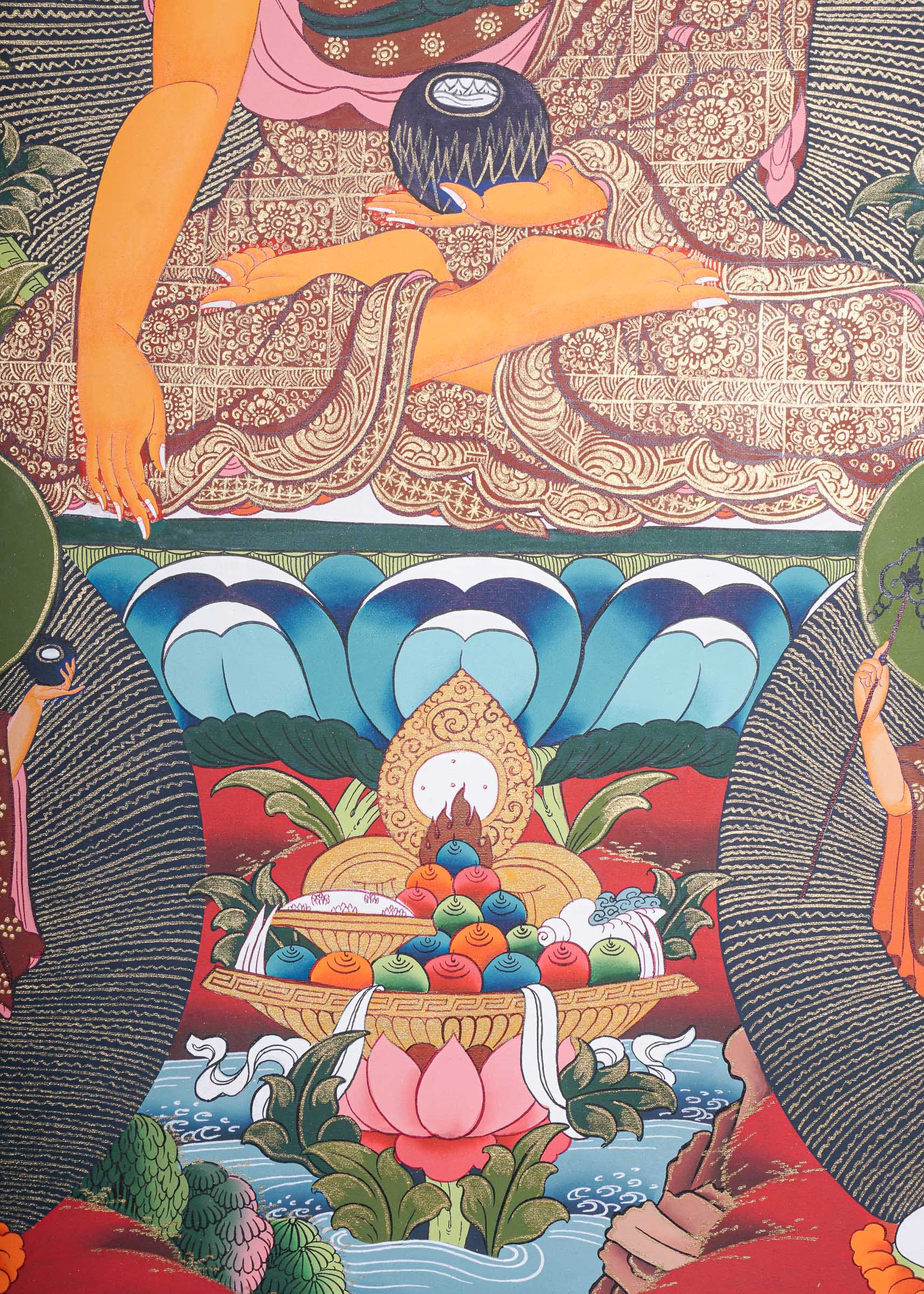 Shakyamuni Buddha Thangka - Buddhist Painting