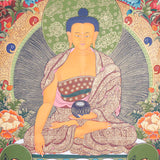 Shakyamuni Buddha Thangka - Buddhist Painting
