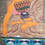 Shakyamuni Buddha Thangka - Buddhist Painting