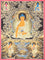 Shakyamuni Buddha Thangka for prayer and meditation.