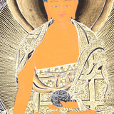 Shakyamuni Buddha Thangka for prayer and meditation.