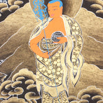 Shakyamuni Buddha Thangka for prayer and meditation.