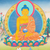 Shakyamuni Buddha Thangka for spirituality.
