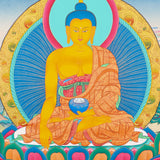 Shakyamuni Buddha Thangka for spirituality.