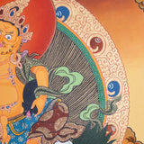 Singh Zambala Thangka Painting - Handpainted Art