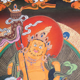 Singh Zambala Thangka Painting - Handpainted Art