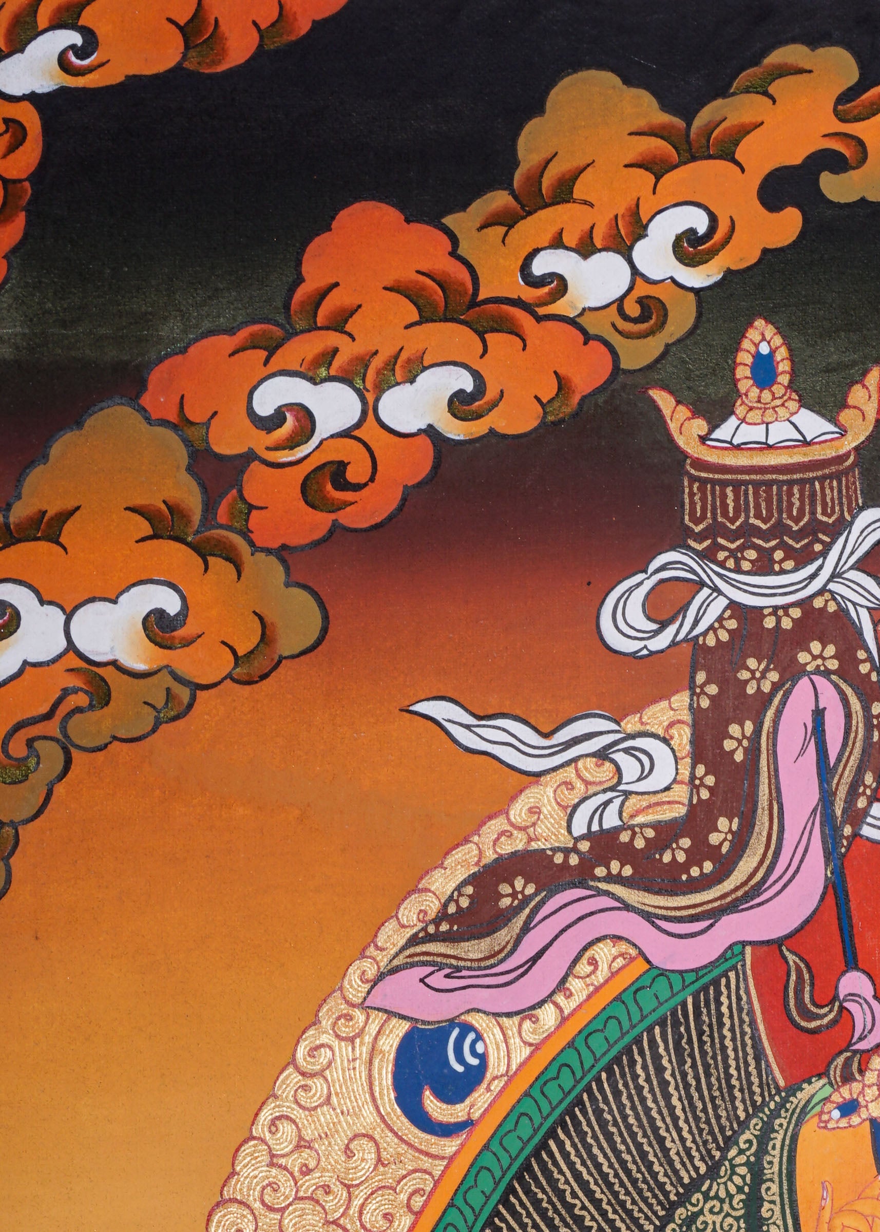Singh Zambala Thangka Painting - Handpainted Art