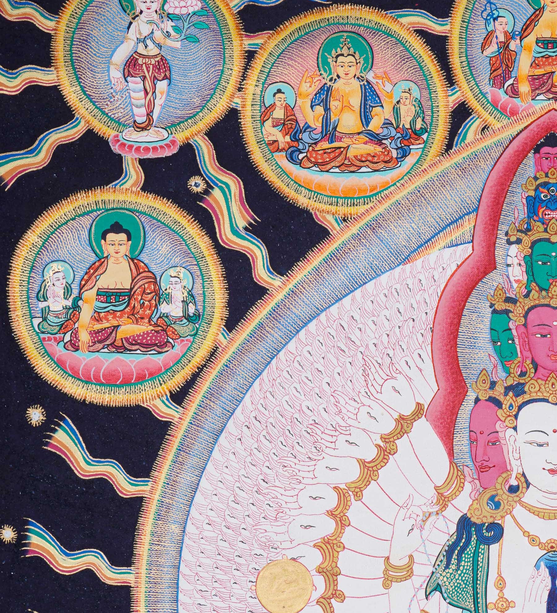 Avalokiteshvara Best Tibetan Thangka painting