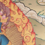 Tesro 5 Zambala Thangka - Tibetan Buddhist Painting