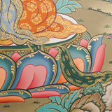 Tesro 5 Zambala Thangka - Tibetan Buddhist Painting