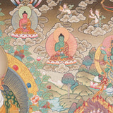 Tesro 5 Zambala Thangka - Tibetan Buddhist Painting