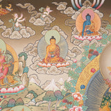 Tesro 5 Zambala Thangka - Tibetan Buddhist Painting