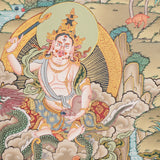 Tesro 5 Zambala Thangka - Tibetan Buddhist Painting