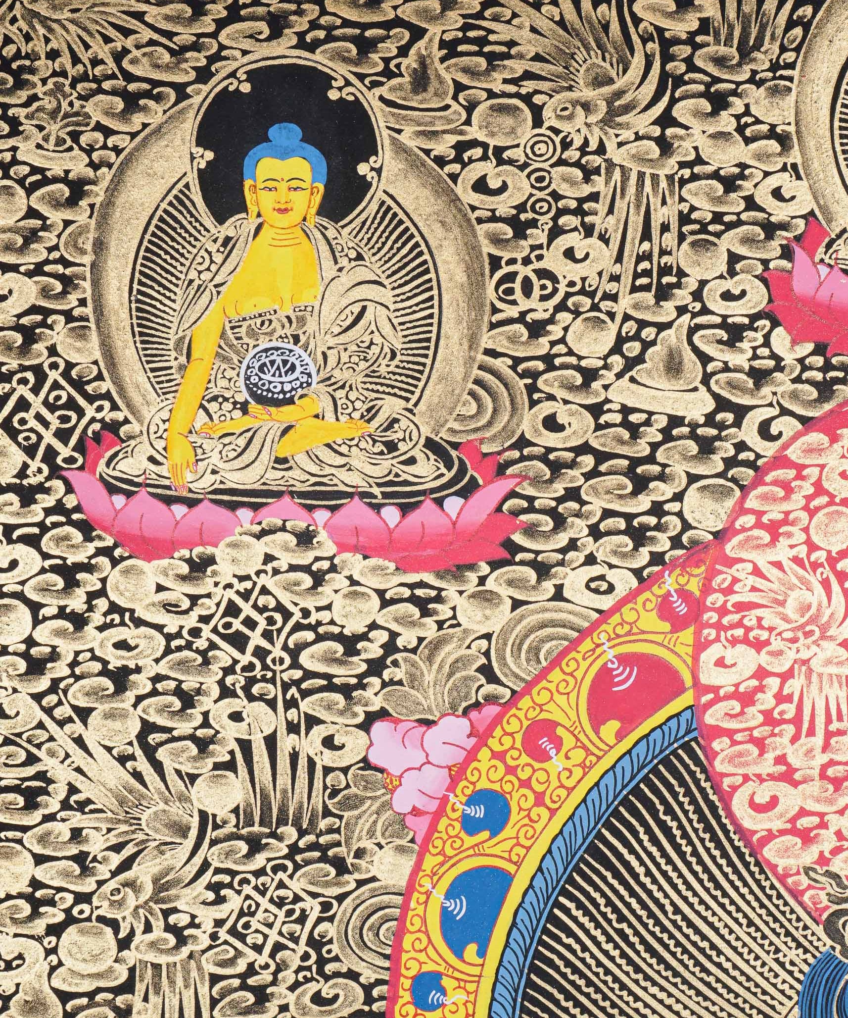 White Tara Thangka - Tibetan Painting