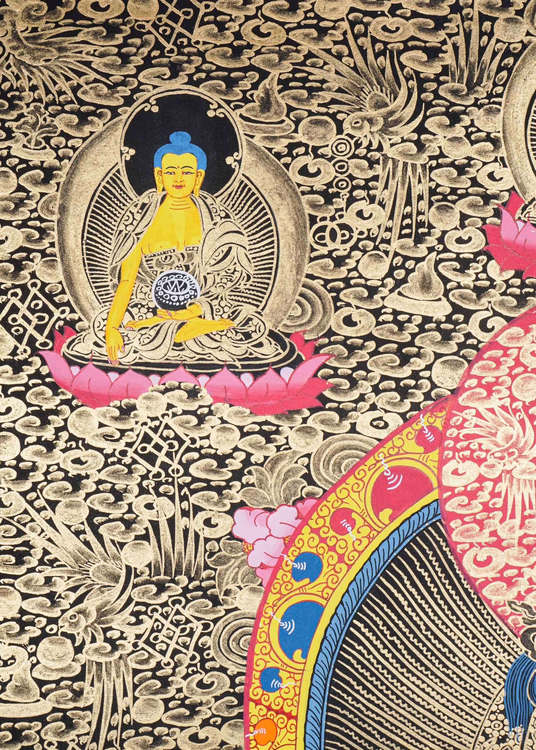 White Tara Thangka - Tibetan Painting