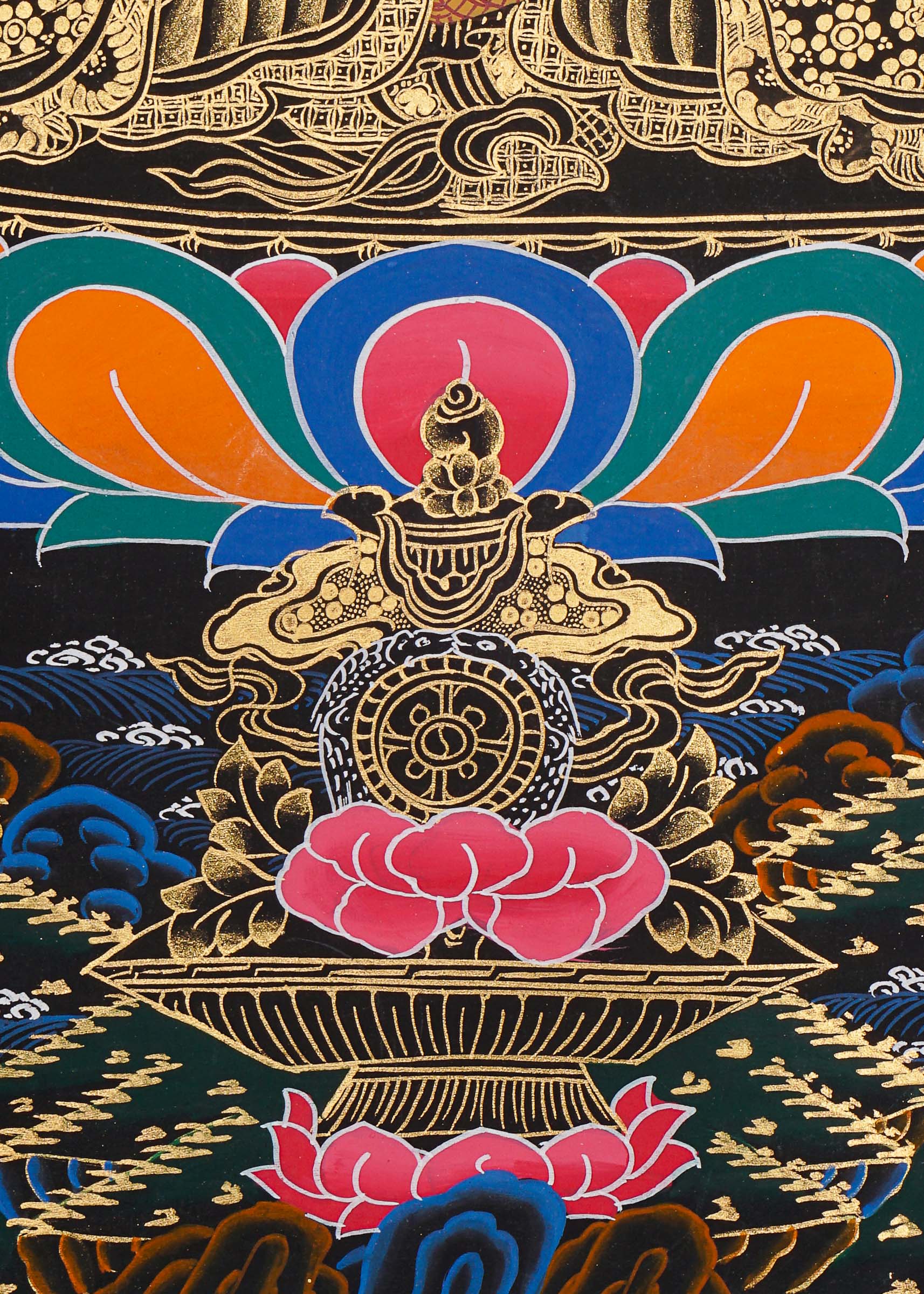 White Tara Thangka - Tibetan Painting