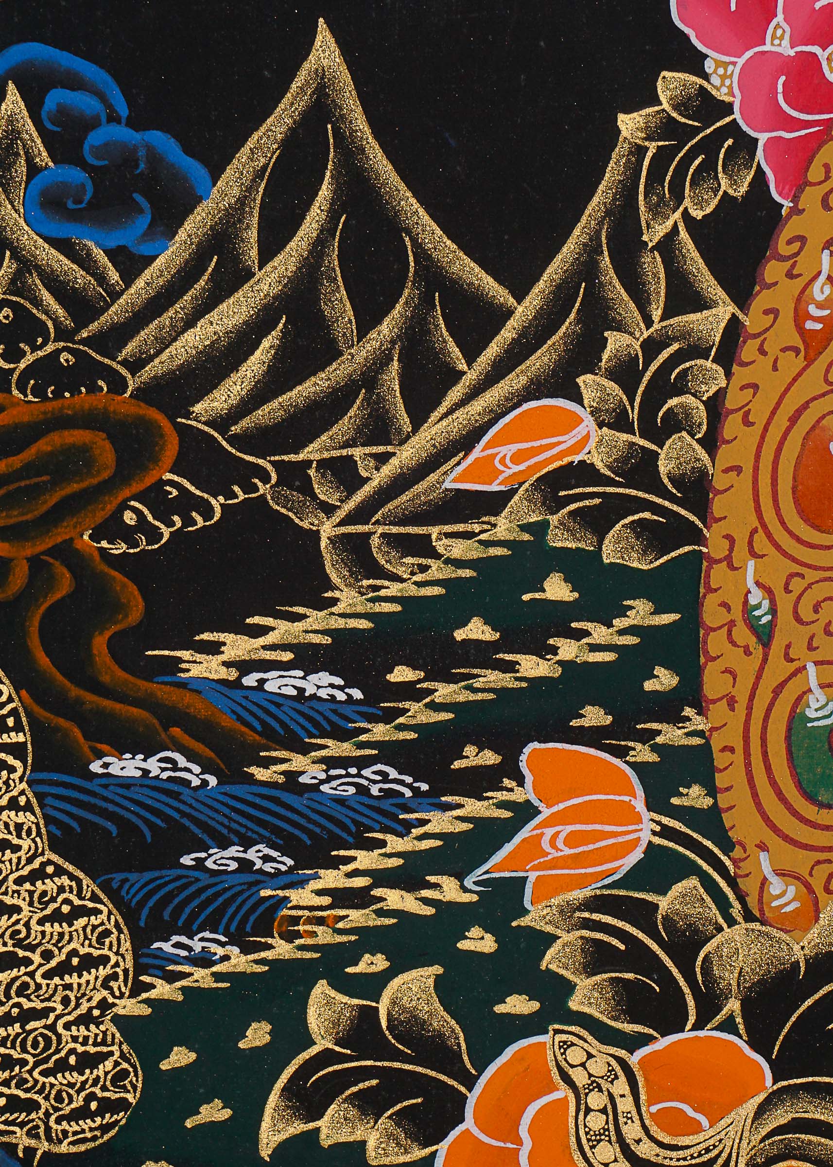 White Tara Thangka - Tibetan Painting