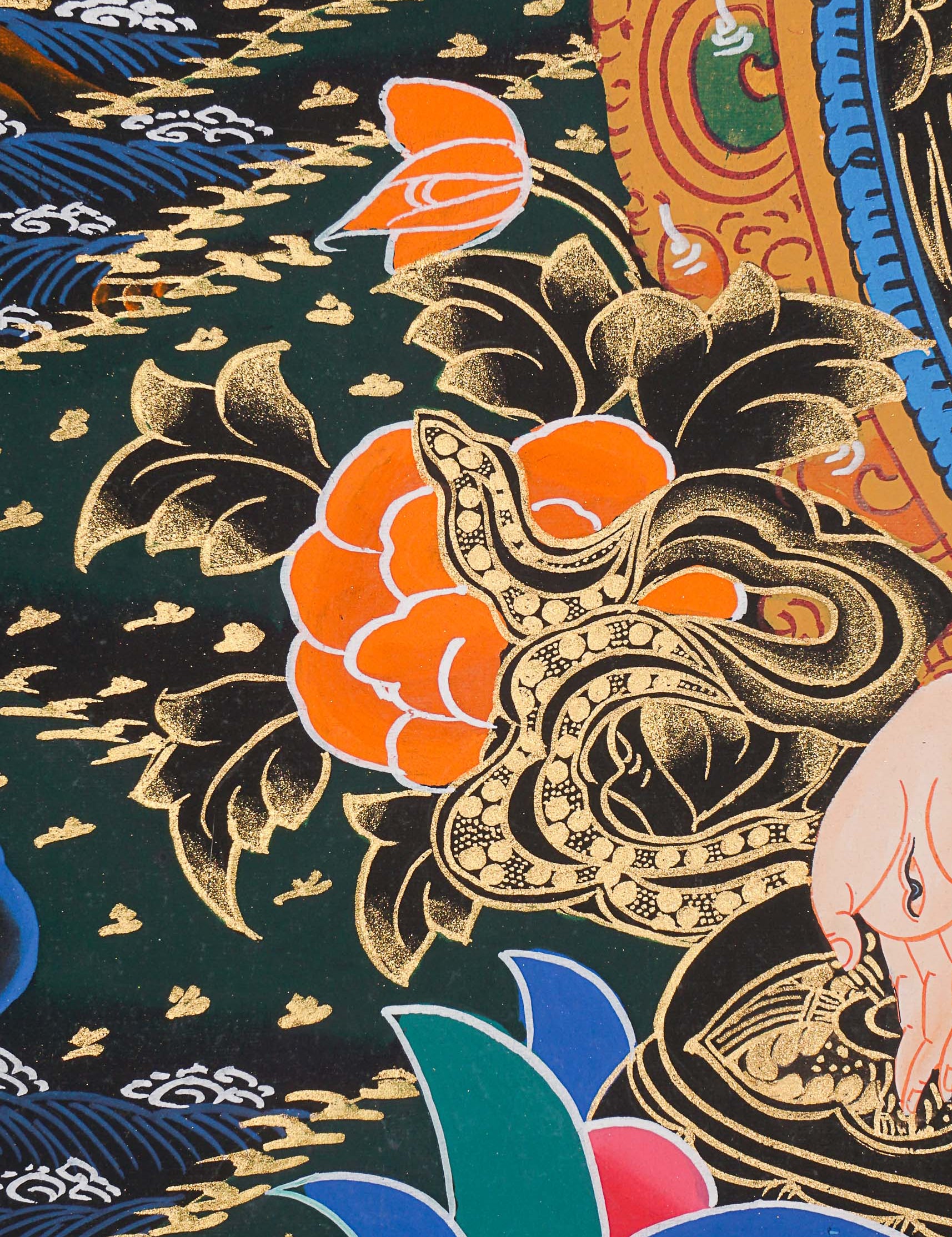 White Tara Thangka - Tibetan Painting 