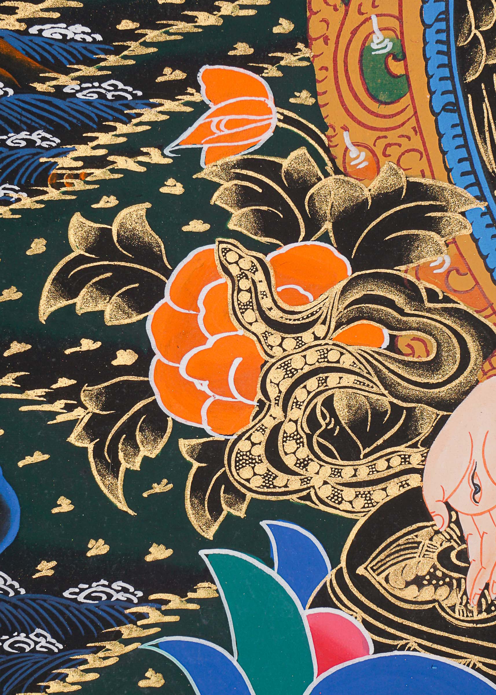 White Tara Thangka - Tibetan Painting 