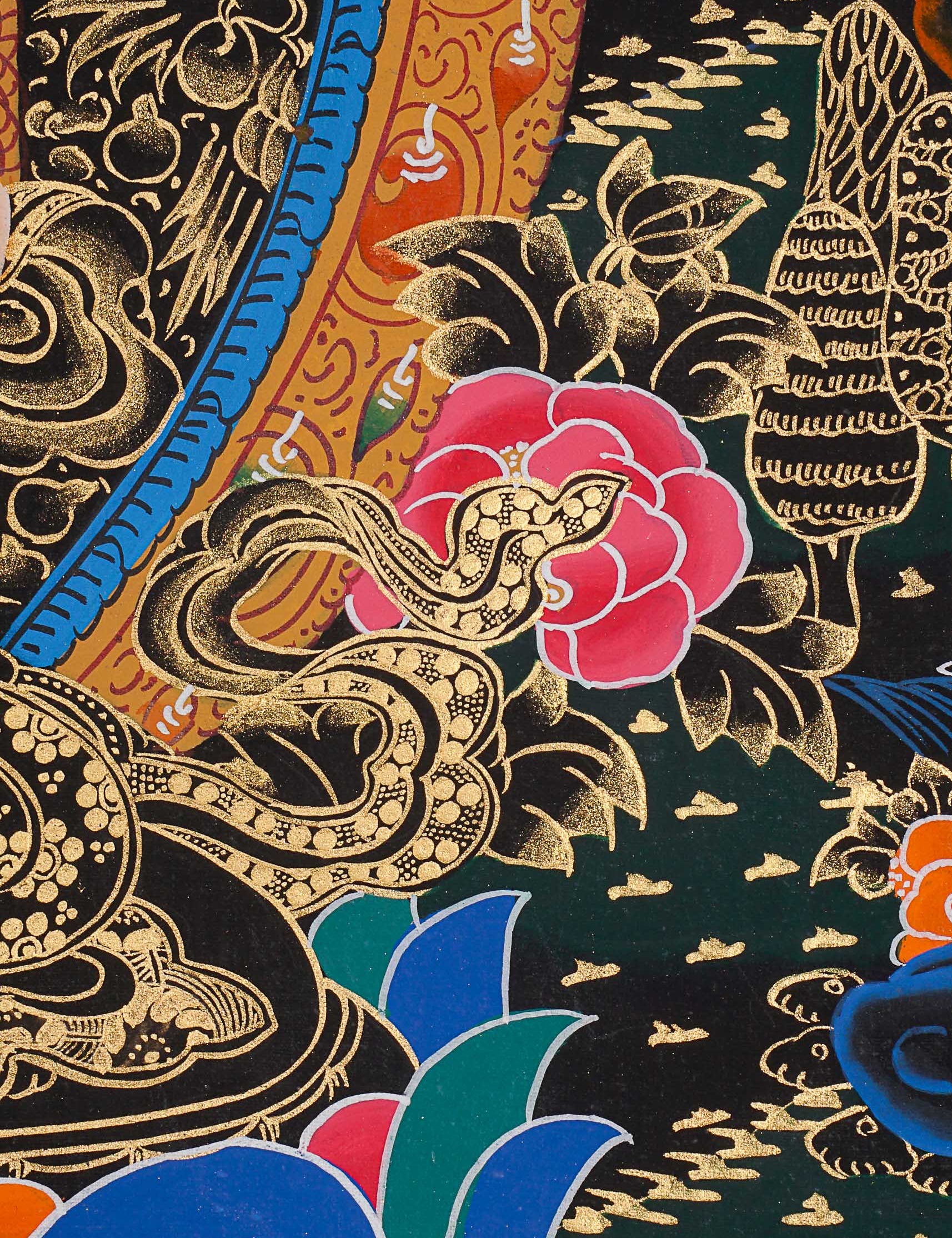 White Tara Thangka - Tibetan Painting