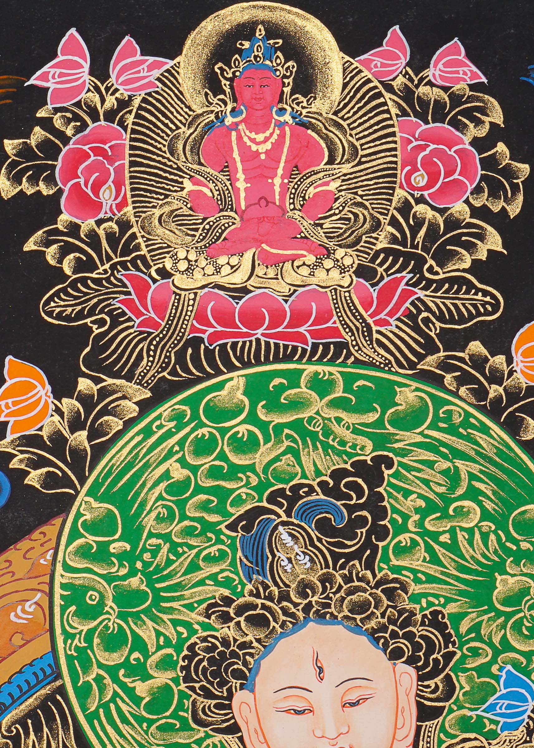White Tara Thangka - Tibetan Painting