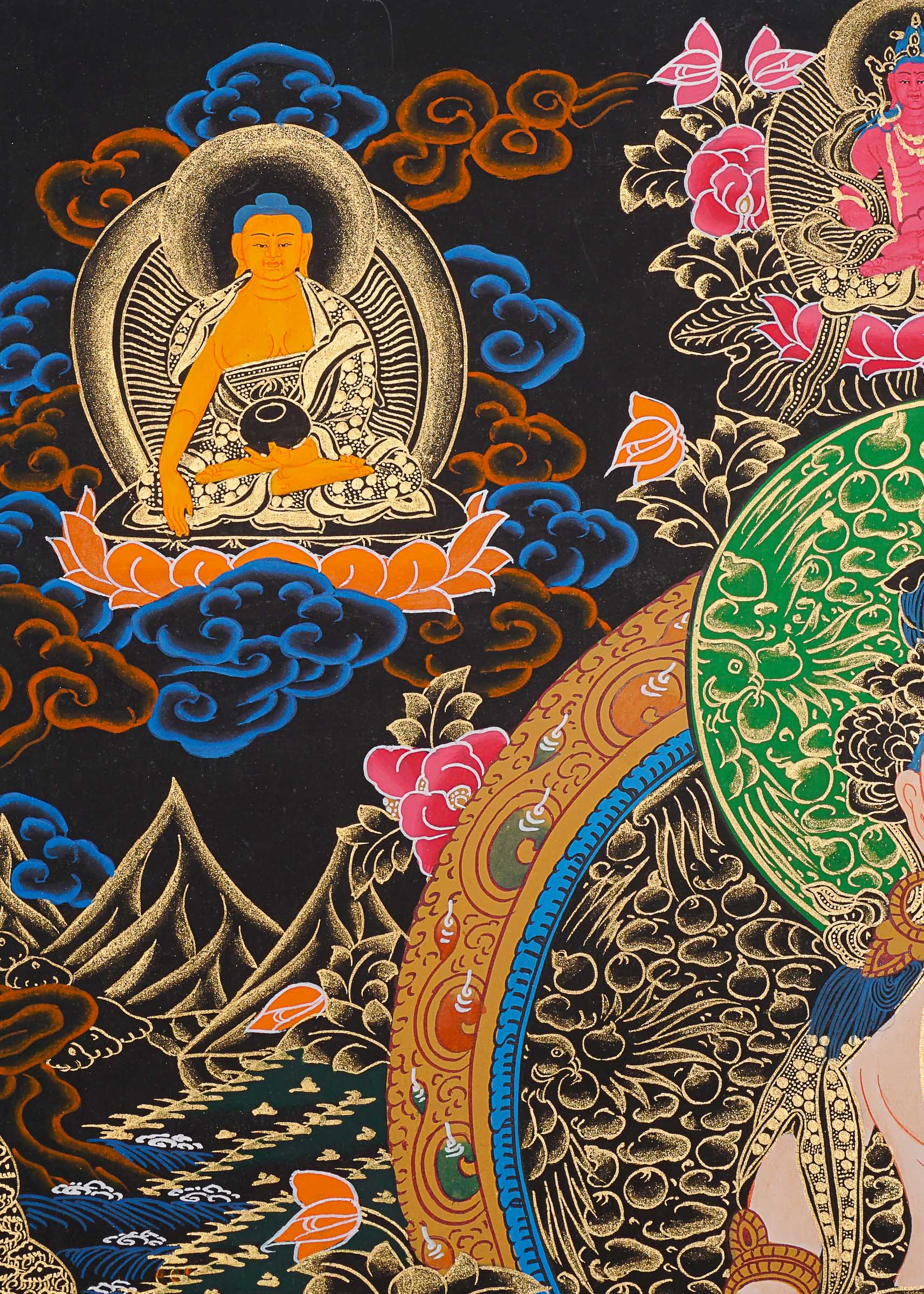 White Tara Thangka - Tibetan Painting