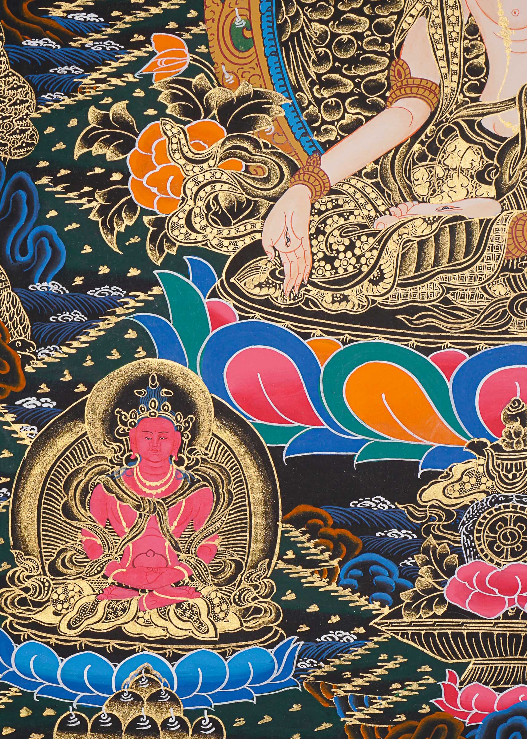 White Tara Thangka - Tibetan Painting
