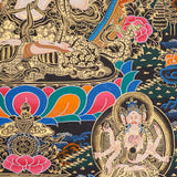 White Tara Thangka - Tibetan Painting