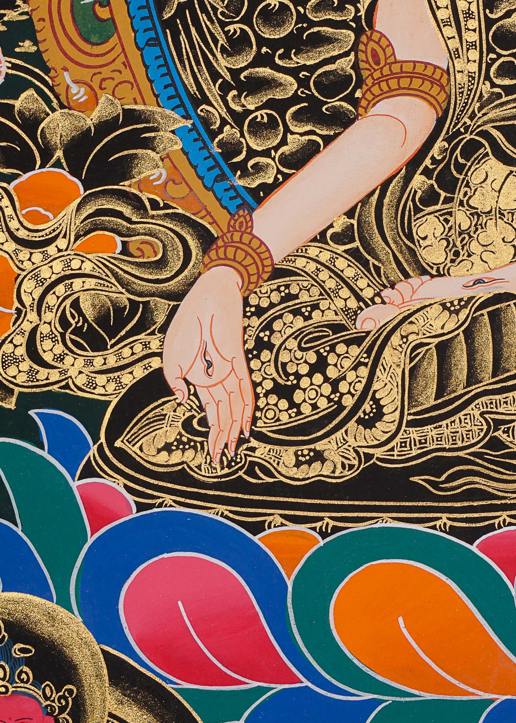 White Tara Thangka - Tibetan Painting