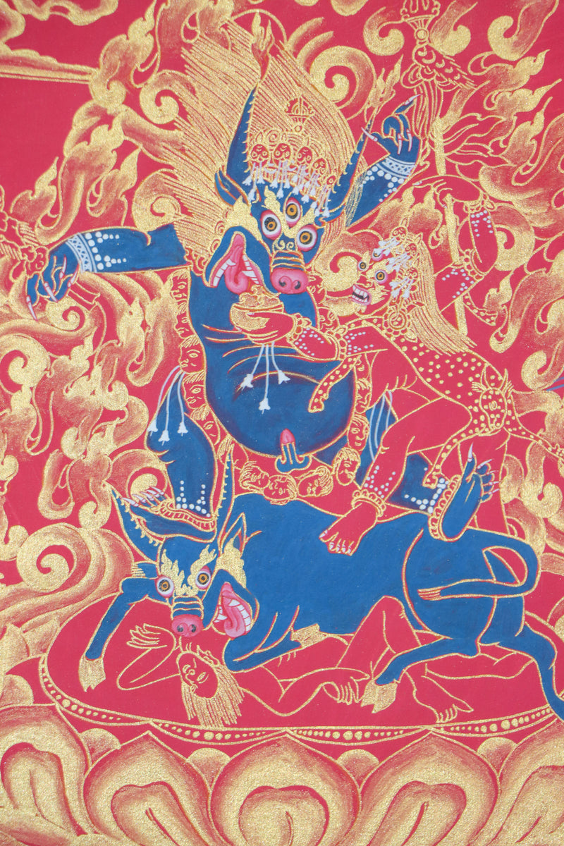 Yamantaka Thangka Paintings are ideal for spiritual transformation.