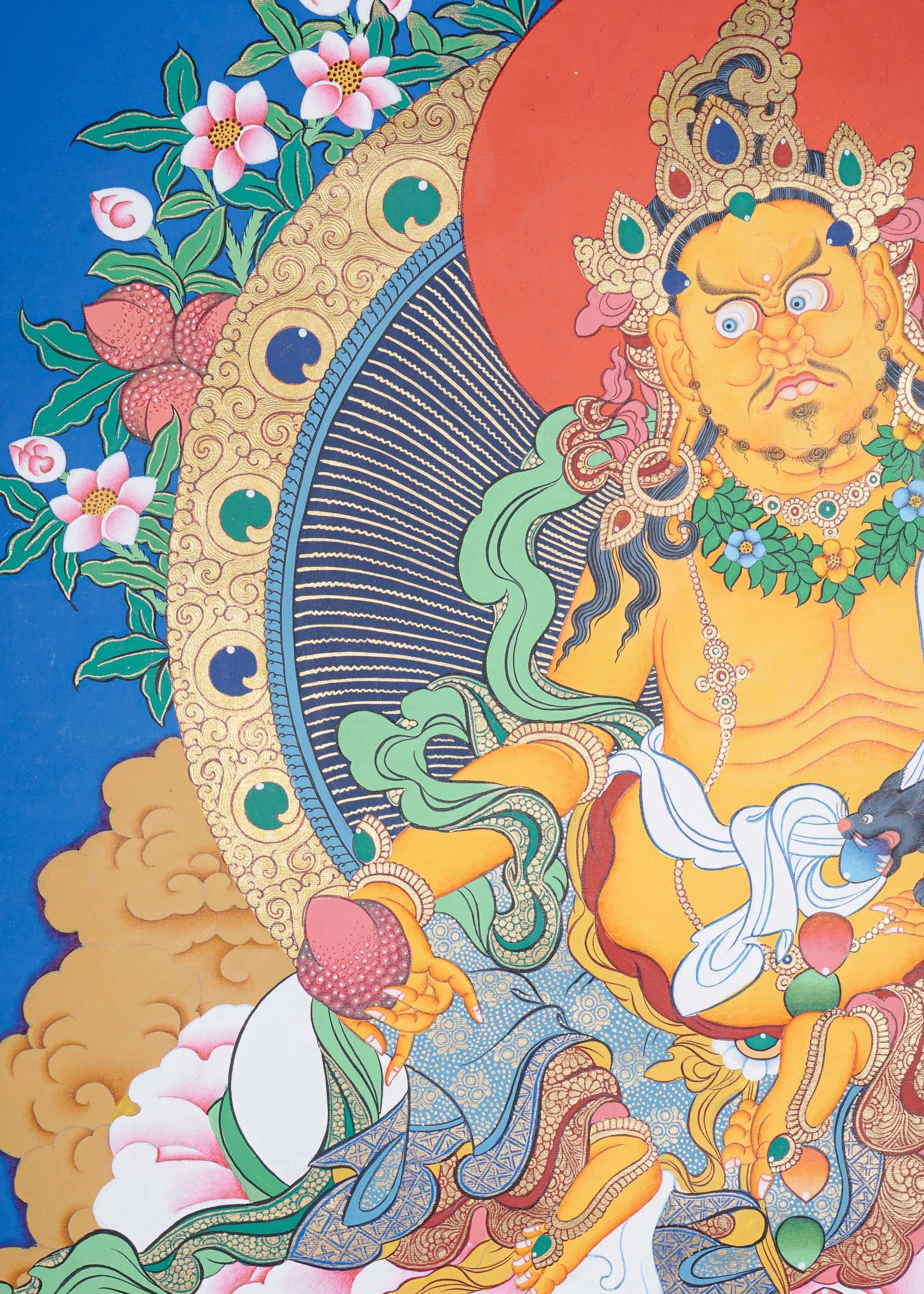 Zambala Thangka Painting - Wall Hanging Decor
