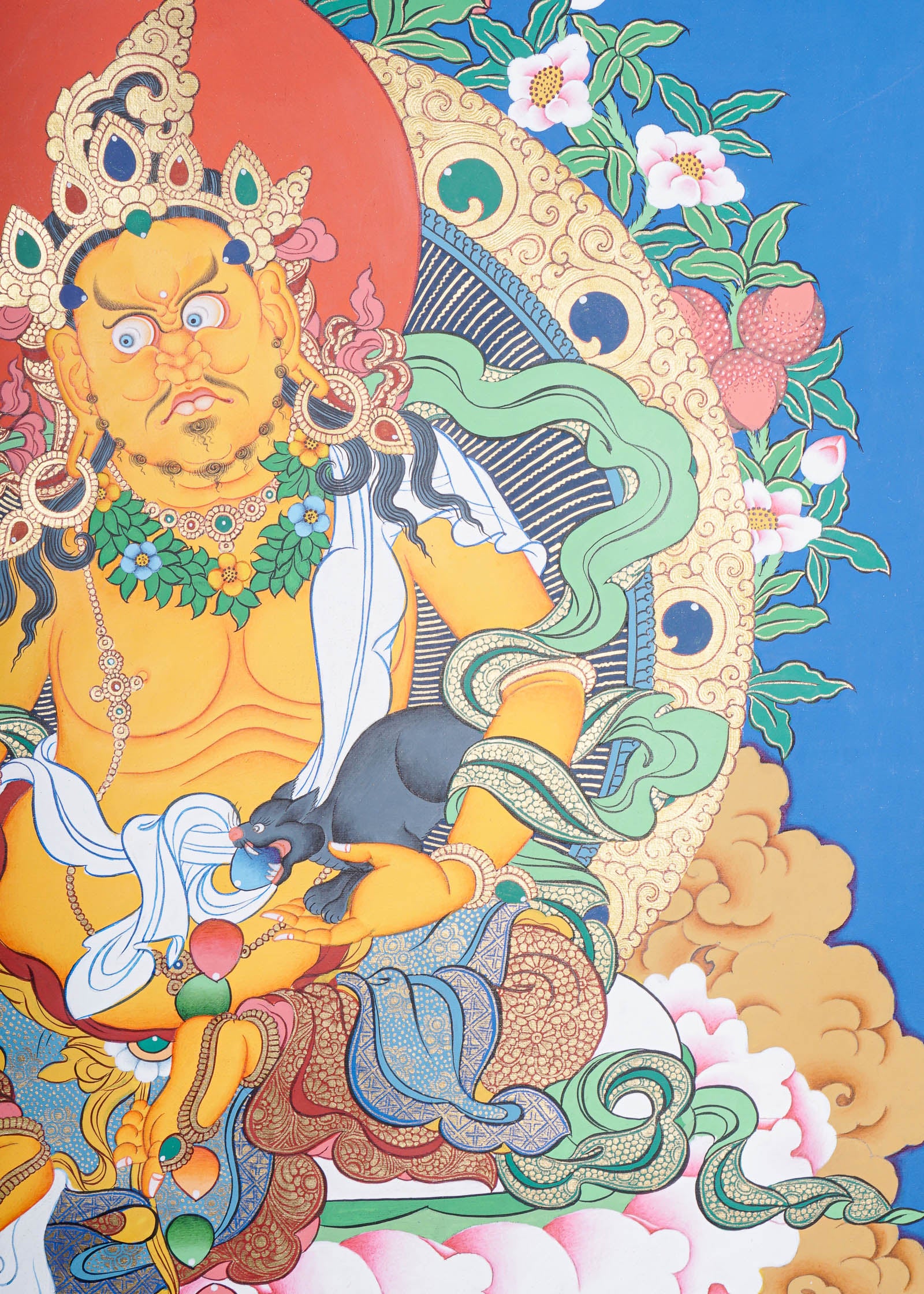 Zambala Thangka Painting - Wall Hanging Decor