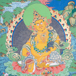 Zambala Thangka Painting - Wealth Deity