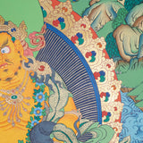 Zambala Thangka Painting - Wealth Deity